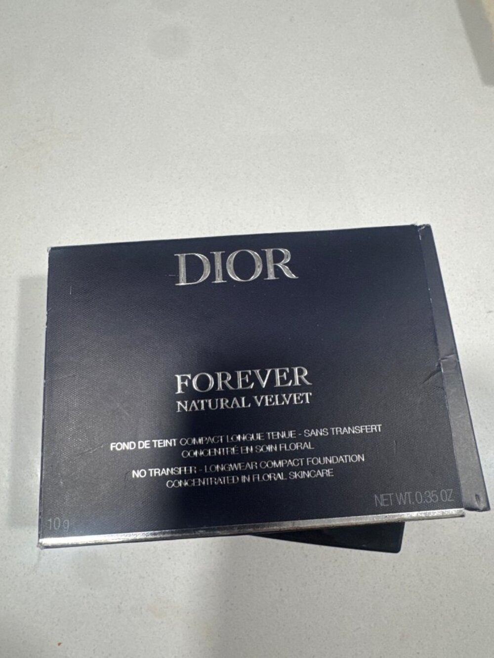 Dior Forever Natural Velvet Compact Foundation 4N Neutral 10g Longwear No Transf